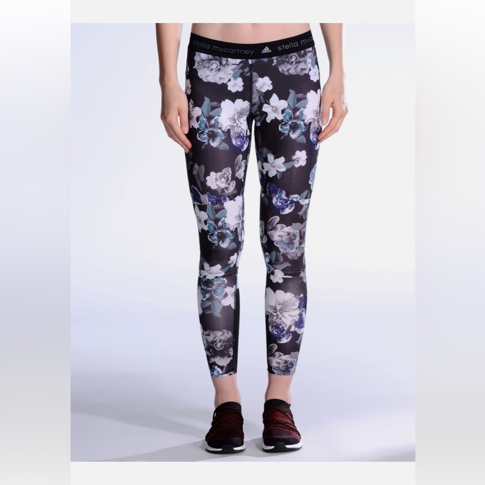 Adidas by Stella McCartney Adizero Floral Print Leggings Medium M